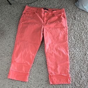 Code Bleu Coral Capri Pants